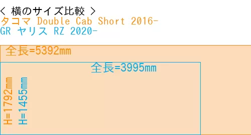 #タコマ Double Cab Short 2016- + GR ヤリス RZ 2020-